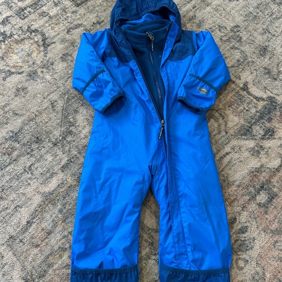 Columbia interchange Blue Snowsuit with Hood - Picture 1 of 2